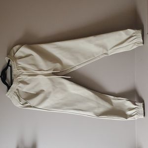 Beige Track Pants